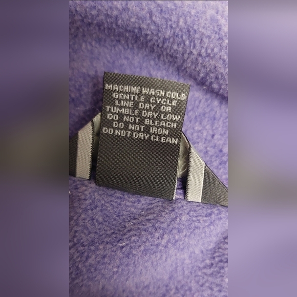 Landway Women's Purple Fleece Full Zip with 4 pockets Size Large Streetwear - Picture 10 of 10